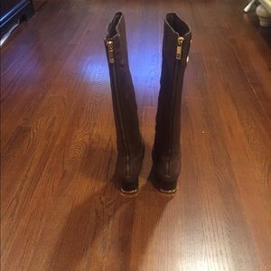 Tori Burch Brown Riding Boots Size 8